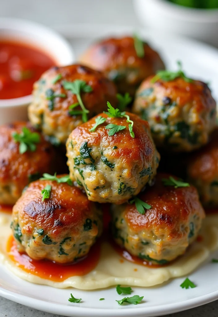 12 High Protein Dinner Recipes for Daily Energy 45 12 High Protein Dinner Recipes for Daily Energy - 5. Turkey and Spinach Meatballs
