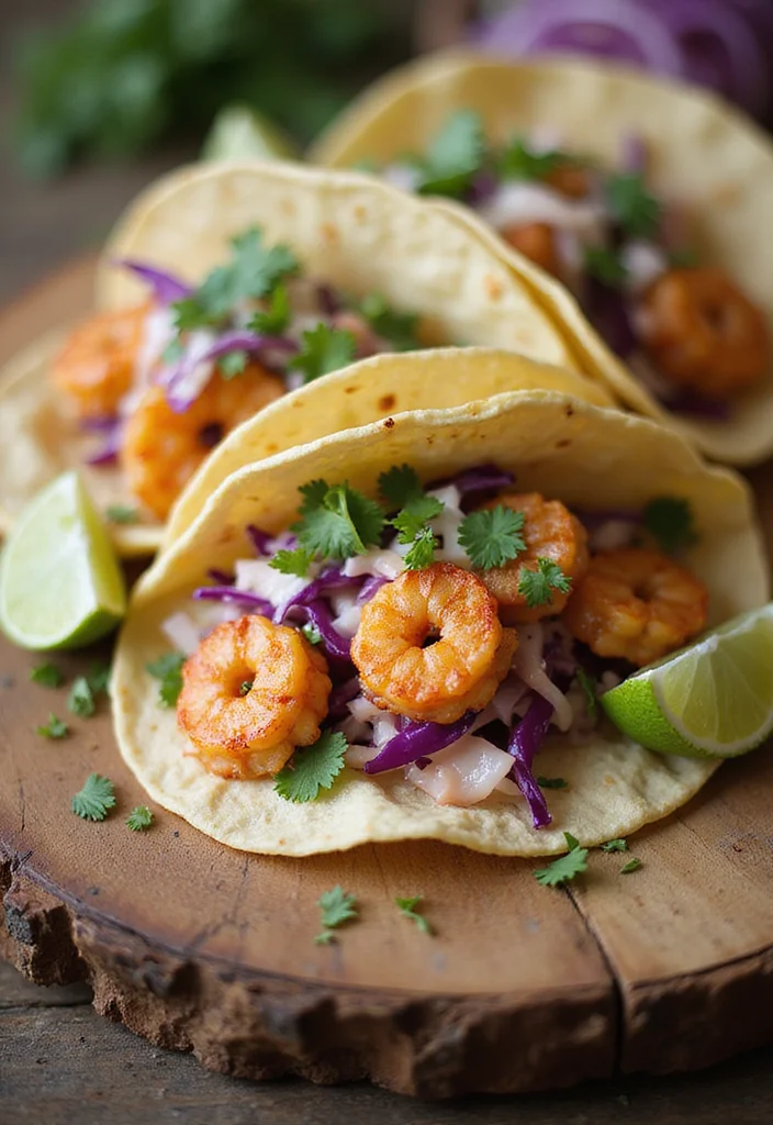 12 High Protein Dinner Recipes for Daily Energy 56 12 High Protein Dinner Recipes for Daily Energy - 6. Shrimp Tacos with Cabbage Slaw