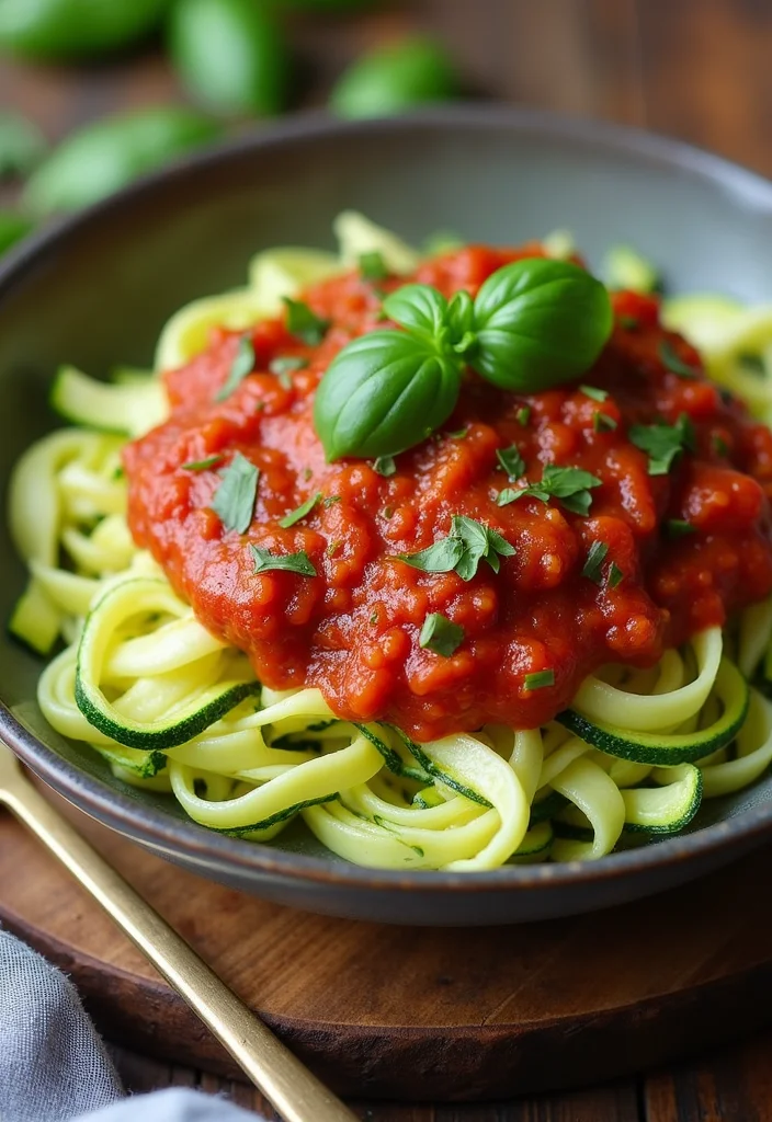 12 Lean Dinner Recipes for Light Weeknight Meals 12 12 Lean Dinner Recipes for Light Weeknight Meals - 2. Zucchini Noodles with Turkey Marinara