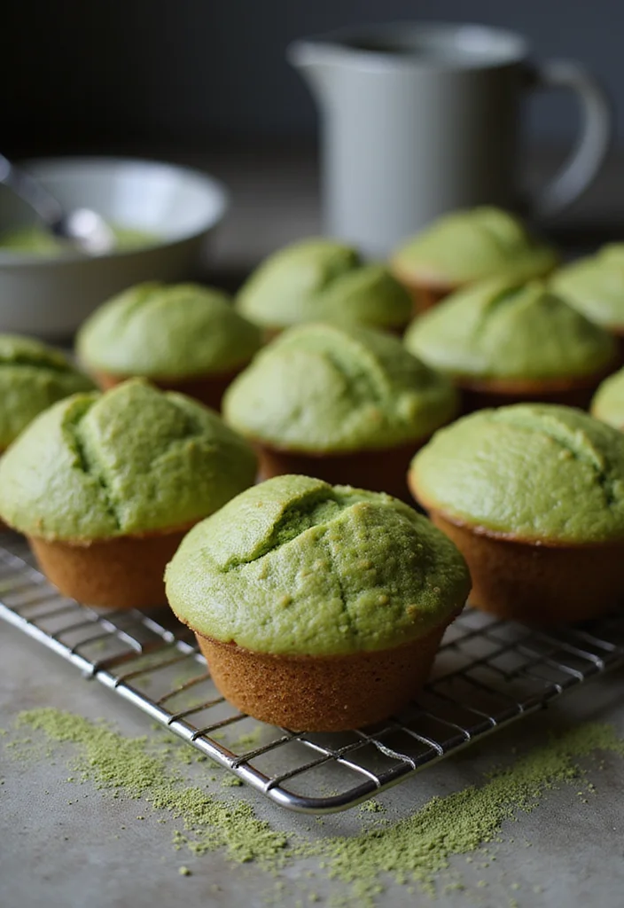 12 Light Healthy Dessert Recipes That Satisfy 122 12 Light Healthy Dessert Recipes That Satisfy - 12. Matcha Green Tea Muffins