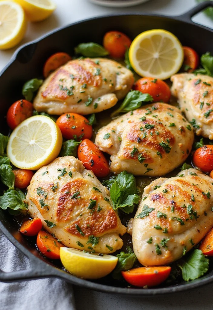 12 Oven Dinner Recipes for Easy Weeknight Cooking 1 12 Oven Dinner Recipes for Easy Weeknight Cooking - 1. One-Pan Lemon Herb Chicken