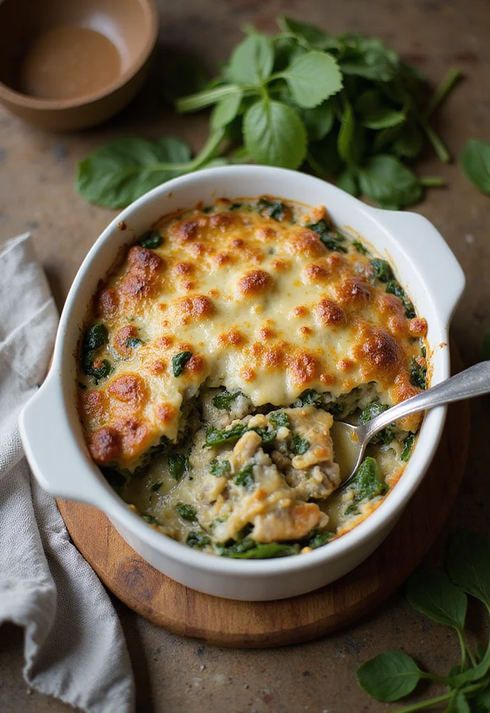 12 Oven Dinner Recipes for Easy Weeknight Cooking 12 12 Oven Dinner Recipes for Easy Weeknight Cooking - 2. Creamy Spinach and Mushroom Bake