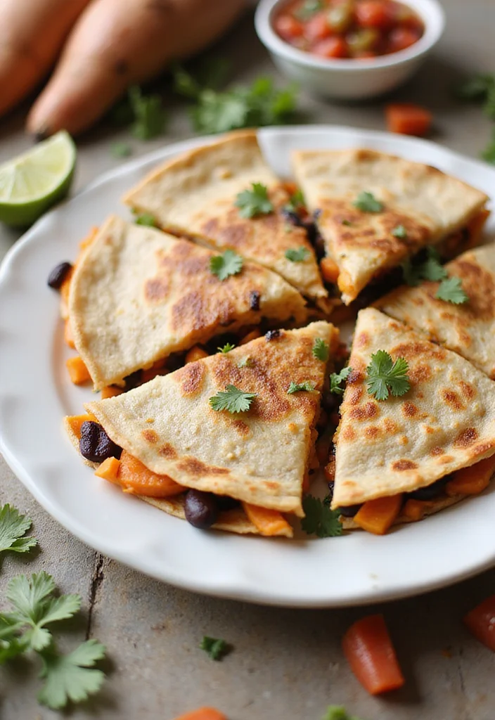12 Oven Dinner Recipes for Easy Weeknight Cooking 23 12 Oven Dinner Recipes for Easy Weeknight Cooking - 3. Sweet Potato and Black Bean Quesadillas