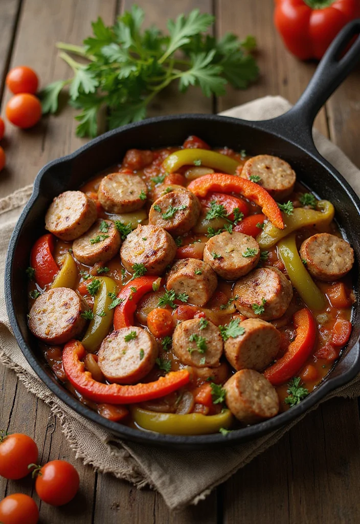 12 Oven Dinner Recipes for Easy Weeknight Cooking 45 12 Oven Dinner Recipes for Easy Weeknight Cooking - 5. Italian Sausage and Peppers Skillet