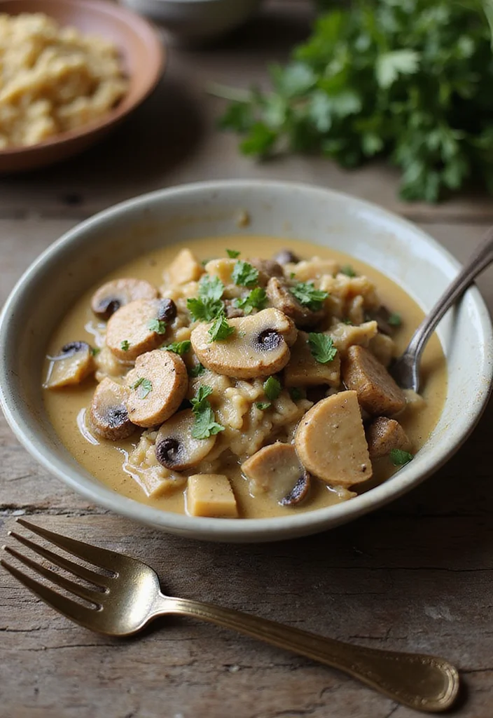 12 Plant Based Dinner Recipes Rich in Flavor 1 12 Plant Based Dinner Recipes Rich in Flavor - 1. Creamy Vegan Mushroom Stroganoff