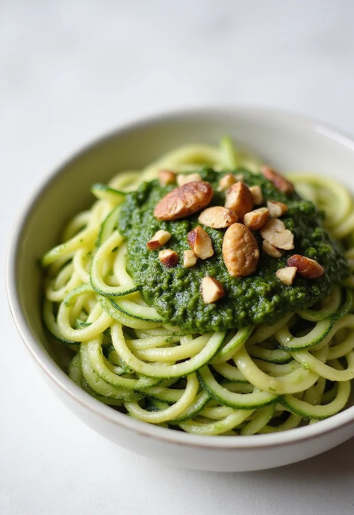 12 Plant Based Dinner Recipes Rich in Flavor 34 12 Plant Based Dinner Recipes Rich in Flavor - 4. Zucchini Noodles with Pesto