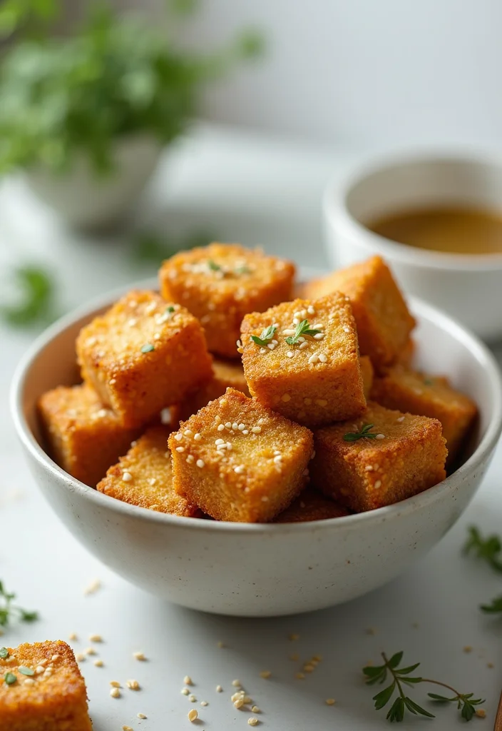 12 Vegan Air Fryer Recipes for Quick Clean Eating 56 12 Vegan Air Fryer Recipes for Quick Clean Eating - 6. Air-Fried Tofu Bites