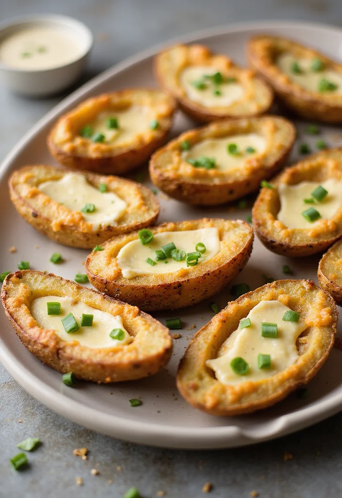 12 Vegan Air Fryer Recipes for Quick Clean Eating 67 12 Vegan Air Fryer Recipes for Quick Clean Eating - 7. Vegan Potato Skins