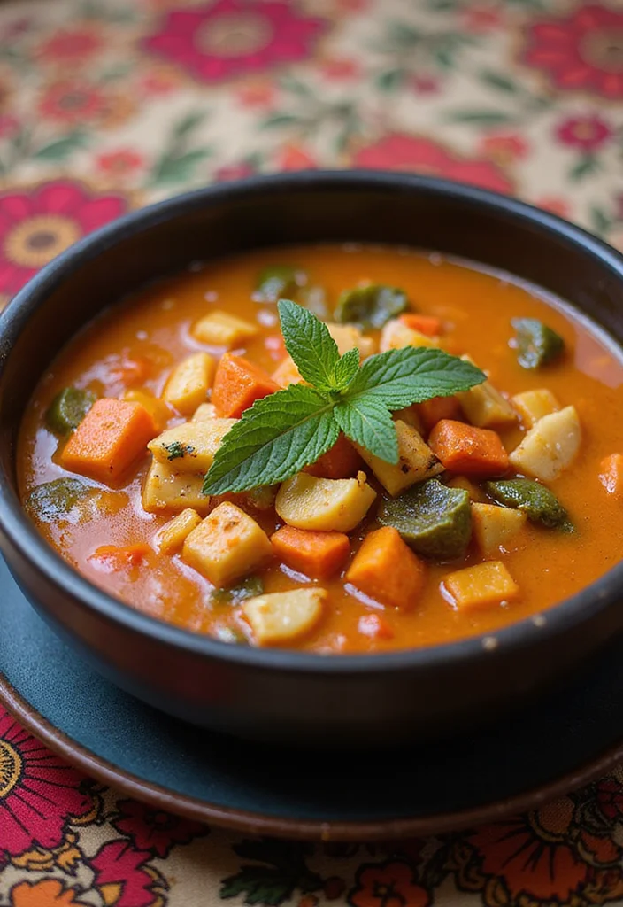 12 Winter Vegan Recipes for Cozy Plant-Based Meals 100 12 Winter Vegan Recipes for Cozy Plant-Based Meals - 10. Moroccan Spiced Vegetable Soup