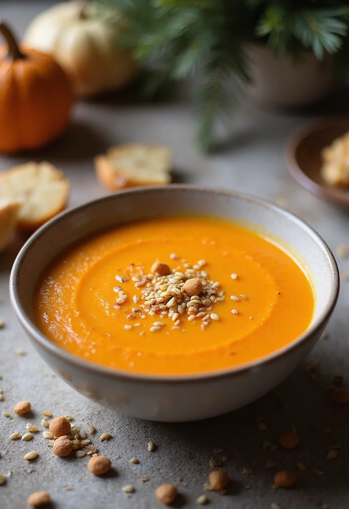 12 Winter Vegan Recipes for Cozy Plant-Based Meals 34 12 Winter Vegan Recipes for Cozy Plant-Based Meals - 4. Carrot and Ginger Soup