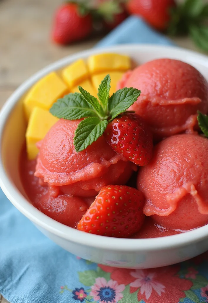 15 Easy Dessert Recipes for Every Occasion 34 15 Easy Dessert Recipes for Every Occasion - 4. Fruit Sorbet